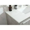 thumbnail image 4 of Elegant Decor Roman 36" MDF Single Bathroom Vanity with Backsplash in Gray, 4 of 7