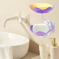 thumbnail image 3 of TIELUTT Soap Dish Holder for Shower Double Layer Cute Shape Tray Wall Mounted Shampoo No Paper Towel Holder Clear Bathroom Organizer Bathroom Towel Rack Set Bathroom for Wall Microfiber Beach Towels, 3 of 4
