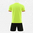 thumbnail image 4 of Delliss Boys' Two Piece Set V Neck Short Sleeve Top Elastic Waist Shorts Quick Dry Breathable Sweat Absorbing Sports Set 5-13 Years, 4 of 4