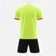 thumbnail image 4 of Odeerbi Niños Niñas Rápido Seco Gradiente Fútbol Uniforme Conjunto Cuello En V Camiseta Shorts Entrenamiento Respirable Conjunto Atlético Para 5-13 Años, 4 of 4