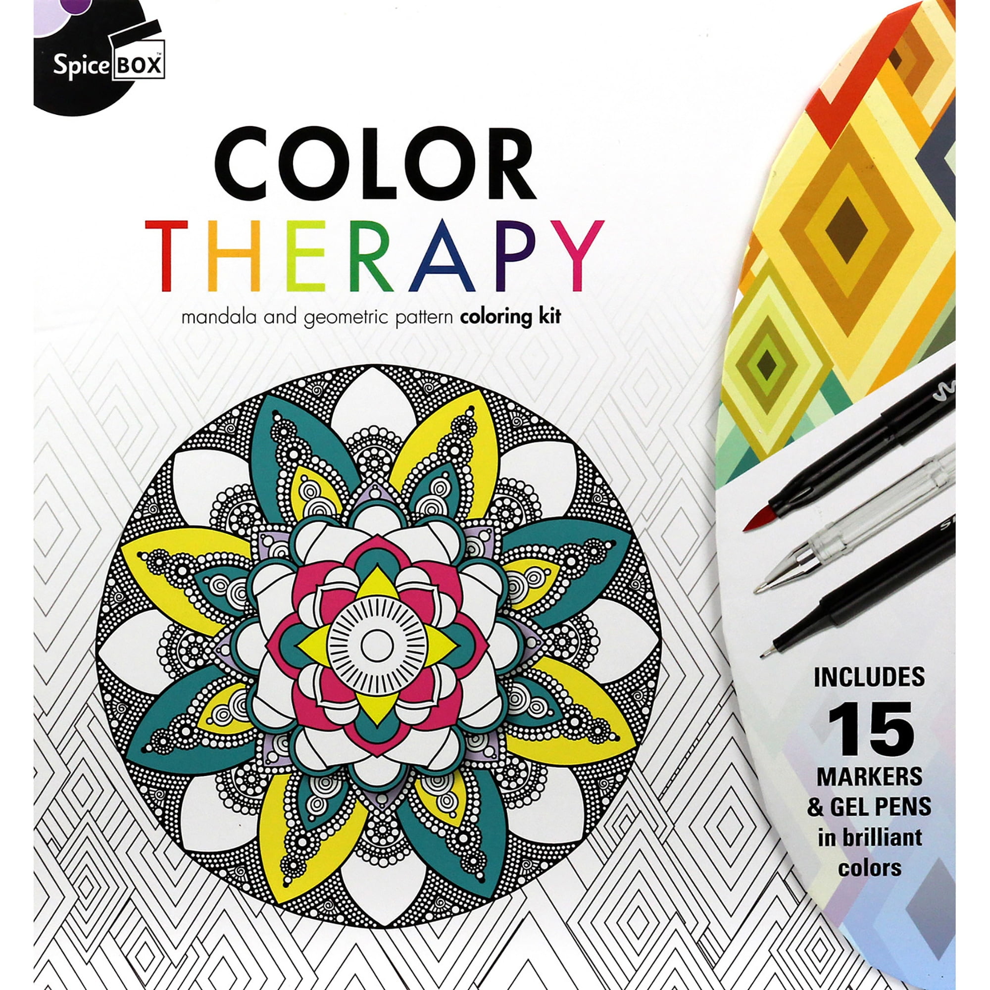 Running Press Mini Art Therapy Coloring Kit