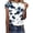 White, variant on VJATTWR Womens Short Sleeve Tops Trendy Women's T Shirts for Everyday Wear Short Sleeve Crew Neck Graphic Prints for Spring and Summer Pair with Jeans for Casual Style Xl