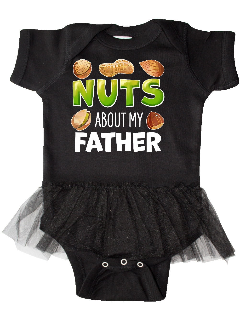Pistachio Infant Tutu Bodysuit inktastic Nuts About My Mama Peanut Almond