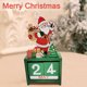 thumbnail image 4 of Calendario creativo de madera con decoraciones navideñas, 4 of 5