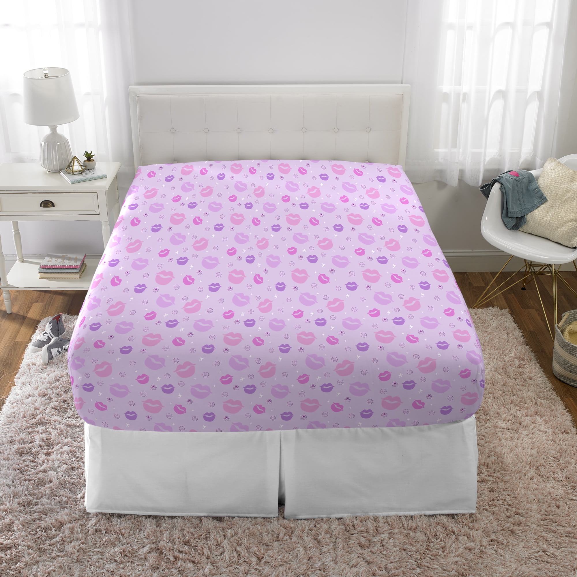 Bratz Full Bed in a Bag, Comforter Sheets and Backpack, Purple