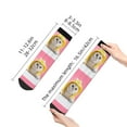 thumbnail image 2 of Salouo A Funny Cat Pattern Unisex Middle Tube Socks,Middle-Finger Knee High Socks Over The Calf Tube Stocking Crew Stockings for Women and Men Tube Socks, 2 of 8