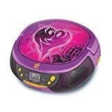 disney descendants cd player boombox with fm radio and microphone