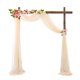 thumbnail image 1 of Bearachild 2 pack/lote exquisita artesanía boda cortina romántica elegante gasa cortina para bodas No Decoración del hogar champán, 1 of 6