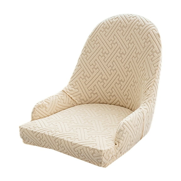 Stretch Wingback Chair Cover Slipcover Antislip Fabric Quick Installation Fit Most Dining Armchair Home Office Use