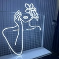 thumbnail image 2 of Flower Girl Neon Sign, Long-lasting Boutique Decor, 2 of 4