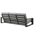 thumbnail image 6 of Lounge Sofa, Gray, Aluminum, Outdoor Patio Balcony Cafe Bistro Garden Hospitality Restaurant, Modern Contemporary, HB37967, 6 of 9