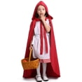 thumbnail image 1 of Caperucita Roja disfraz de actuación Cosplay vestido de sirvienta + capa disfraz de Halloween, 1 of 5