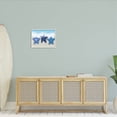 thumbnail image 2 of Mixed Blue Starfish Shoreline Animals & Insects Graphic Art White Framed Art Print Wall Art, 2 of 7