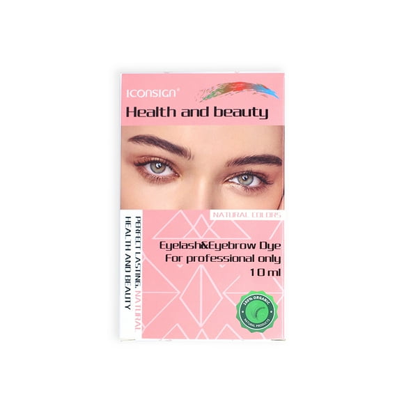 Eyelash suit, Yeacher Professional Tint Dye Cream For Eyelash Brow Semi-permanent Eyebrow Dyeing Cream Henna Tint Kit Set Black