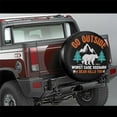 thumbnail image 3 of Go Outside Worst Case Scenario a Bear Kills You Rv Spare Tire Cover, Camper Spare Tire Cover, Spare Tire Cover for RV Trailer, Camper Wheel Protectors Trailer Rv SUV Truck Travel Trailers 15 inch, 3 of 9