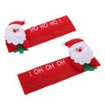 thumbnail image 3 of Homoyoyo 2Pcs Fridge Handle Covers Non-woven Red Refrigerator Handle Covers Kitchen Appliance Handle Covers, 3 of 7