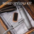 thumbnail image 3 of Beard Grooming Comb Kit Dual Wood Comb Mustache Shears Facial Hair Scissors for Men Beard Mustache Trimming Tools, 3 of 8