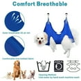 thumbnail image 5 of Oneisall Dog Grooming Hammock Harness for Pet Nail Trimming, Breathable Pet Grooming Sling Restraint Bag, Dog Grooming Hammock Helper - Blue S, 5 of 6