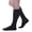 Black, variant on Allegro Men's Essential 20-30 mmHg Ribbed Knee High #102