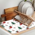 thumbnail image 4 of XWSHYW Manteles Individuales Estera de Drenaje para Baño, Estera Aislante Del Calor para Cocina, Estera de Secado para El Hogar, Mantel Individual, Estera Absorbente para Fregadero de Navidad, 4 of 4