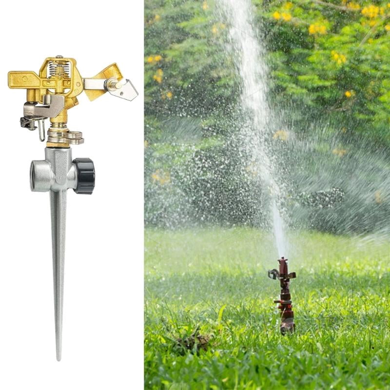 ANXPTIME Heavy Duty Zinc Alloy Oscillating Sprinkler Nozzle Perfect For Large Lawns