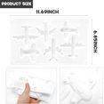 thumbnail image 2 of FRKSMD-2 Pack Airplane Chocolate Silicone Mold Fondant Molds Mini Cake Mold for DIY, Jellies, Cookies, Chocolate, 2 of 4