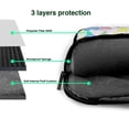 thumbnail image 4 of Lsque Hand Drawn Colored Hearts Pattern Laptop Bag – Portable & Slim Single-Shoulder Computer Case with Adjustable Strap, Protective, Lightweight for 13”/14”/15.6” Laptops, 4 of 8