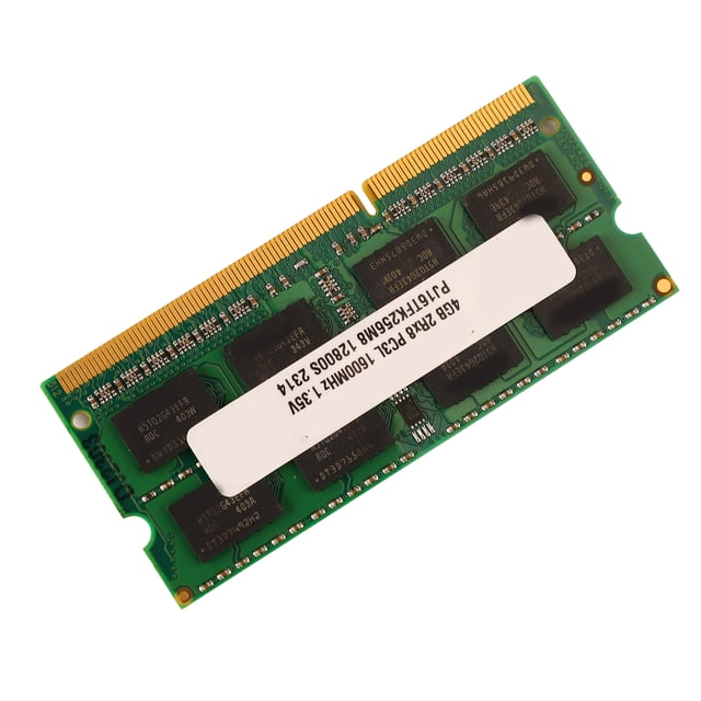 Módulo de memoria para computadora portátil DDR3 de 4 GB, 1600 MHz, estable, antidesgaste, chapado en oro, para juegos, edición y trabajo en computadora portátil