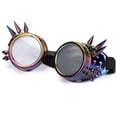 thumbnail image 3 of SAYFUT Spiked Vintage Victorian Cosplay Steampunk Goggles Glasses Welding Cyber PuSAYFUT Gothic Sunglasses, 3 of 5