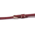 thumbnail image 4 of Beltox Women’s Skinny Leather Red Belt Waist or Hips Ornament Size 44, 4 of 5