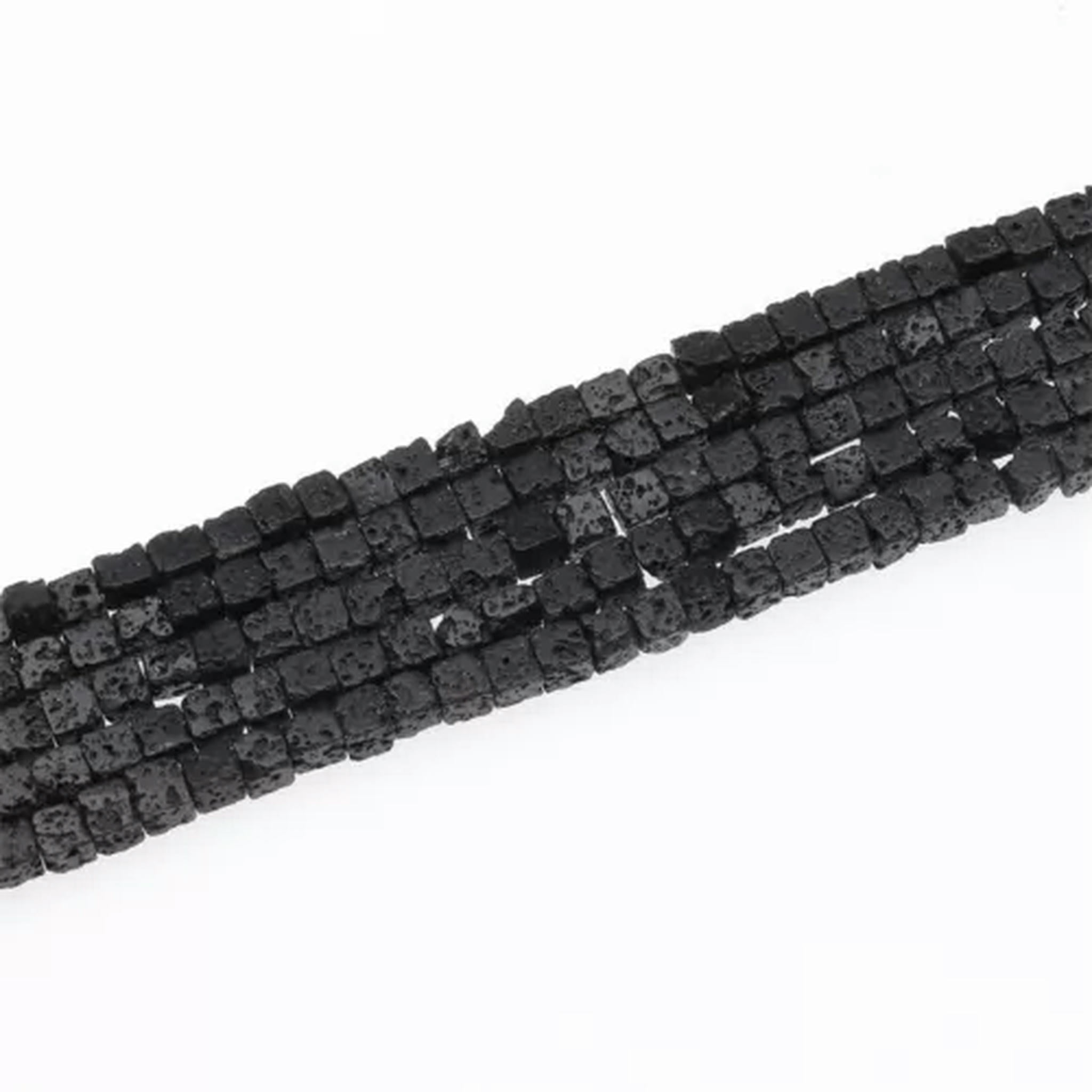 HOOUN Wholesale 850pcs/Lot Mix Natural Gemstone Square Spacer Loose Beads 4mm DIY-Blue stone