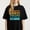 Black-2, variant on Inspirational Ribbon Graphic for Breast Cancer Survivors Casual T Shirt with By the Grace of God Im a Survivor Tee Print