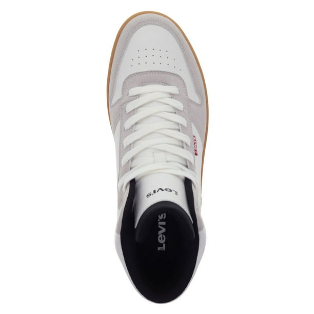 Levi's Men's Drive Hi 2 High-Top Sneakers - Retro Vegan Leather Lace-Up Shoes