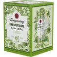 thumbnail image 2 of Tanqueray Rangpur Lime Gin & Soda, 4-PACK (4 x 12 fl oz), 2 of 13