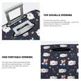 thumbnail image 5 of Fotbe Llamas 1 Luggage Cover Protector,Suitcase Protector,Scratch and Dirt Resistant,Fits 18-32 Inch Luggage-Small, 5 of 9