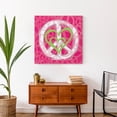 thumbnail image 4 of Creative Products Peace Sign and Hearts 24x24 Canvas Wall Art, 4 of 5