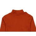 thumbnail image 3 of Leveret Kids Cotton Turtleneck Rust 14 Year, 3 of 3