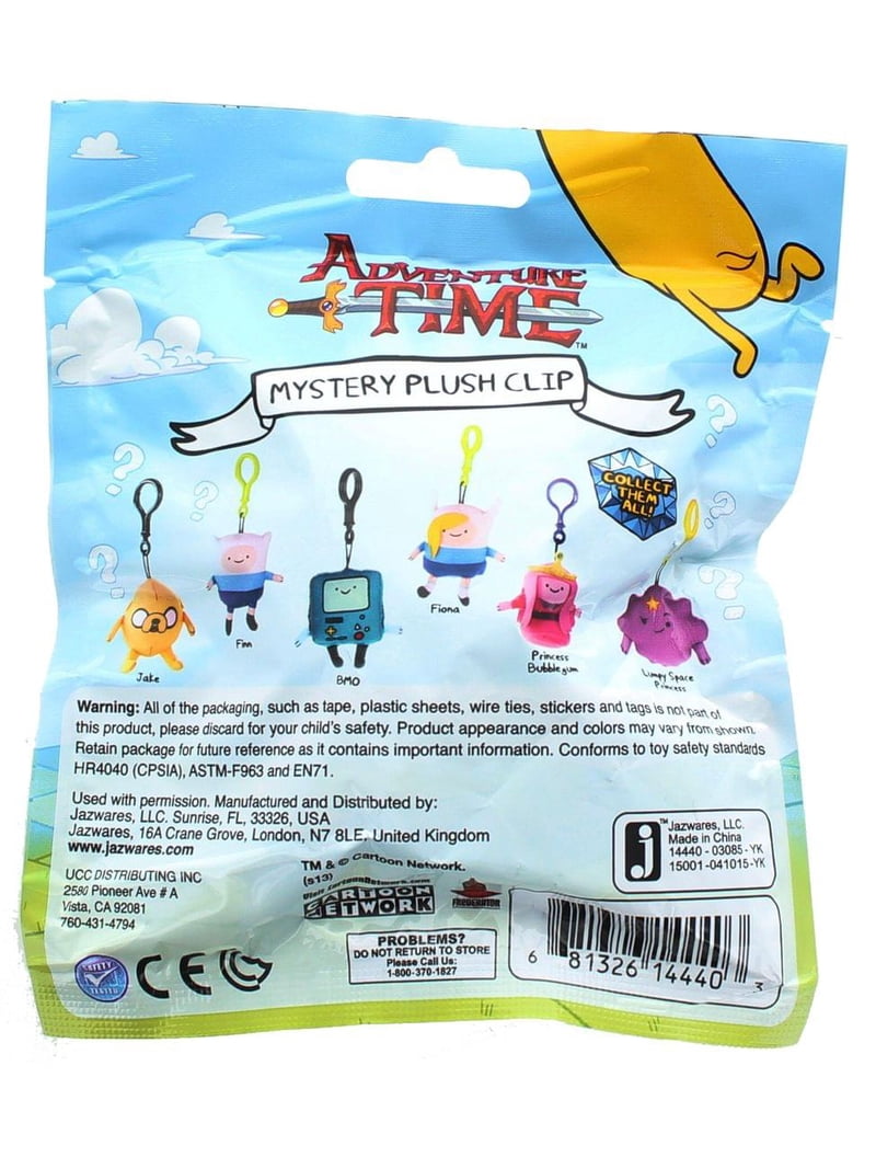 Adventure Time Mystery Plush Clip Blind Bag - Walmart.com