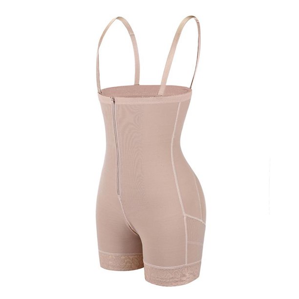 Ropa levanta cola Pantalones de cintura alta Pantalones de cadera Pantalones con cinturón de hombro Pantalones de vientre de encaje de gran tamaño