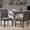 Dark Gray, variant on Rolltop Dining Chairs, Swift Assembly / Make Your Dining Arrangement Easier