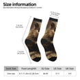 thumbnail image 2 of Fuzoiu Football Loving Hamster Print Athletic Crew Socks for Men & Women,Casual Crew Socks,Above Ankle Crew Socks for Business, Casual, 2 of 6