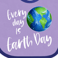 thumbnail image 4 of Inktastic Every Day is Earth Day Boys or Girls Baby Bib, 4 of 4