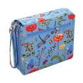 thumbnail image 1 of Organizador de Bolígrafos Bolsa de Acuarela Bolsa de Tela con 120 Ranuras Tres Capas con Correa de Asa Estuche de Lápices de Colores Portalápices para azul, 1 of 8