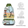 thumbnail image 4 of Balery African Women Funda de Asiento para Auto con Diseño - Cubierta Frontal Suave y Transpirable con Protector Antideslizante- 1 Unidad, 4 of 5
