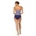 thumbnail image 4 of Anne Cole womens  Twist Front Shirred Bandeaukini, m, 4 of 4