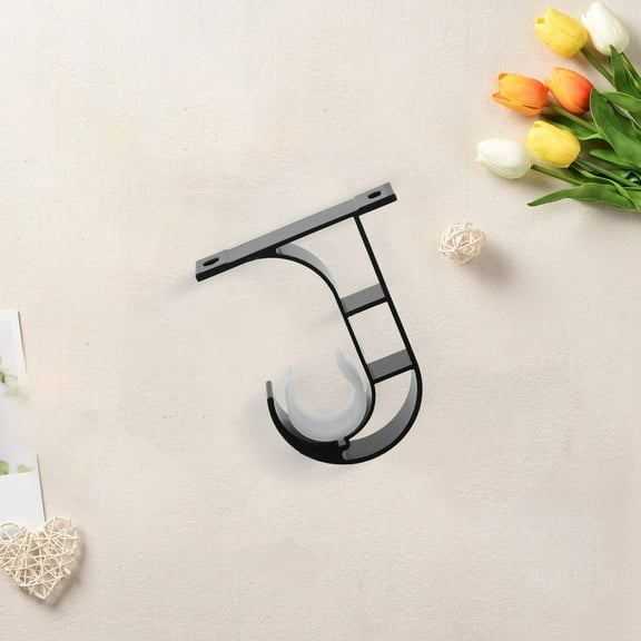 SOPOTUTU 4Pcs Versatile Curtain Rod Brackets Ceiling Mount for Office Use