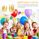 thumbnail image 4 of KAKOWELY 12 piezas de sombreros de fiesta de cumpleaños para bebé, decoración de fiesta, tiara de cumpleaños, tocado, 4 of 4