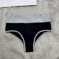 thumbnail image 5 of String Taille Haute Confortable pour Tous les Jours, Respirant, Sans Coutures, Doux, Extensible, Coupe Ajustée, Culottes pour Femmes, Mode, 5 of 5