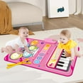thumbnail image 6 of Style-Carry 1 Year Old Girl Toy, Piano Mat Baby Toys for 12 Months, 2 in 1 Toddler Music Mat with Keyboard & Drum, Early Educational Musical Toys, 2 Year Old Birthday Toy Gifts, 6 of 9