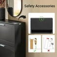 thumbnail image 5 of Small Shoe Storage Cabinet Black, Slim Shoe Rack Entryway, Narrow Shoe Organizer 2 Flip-Drawers for Front Door Entrance Hallway,, 5 of 9